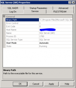 Changing the Service Accounts Used by SQL Services