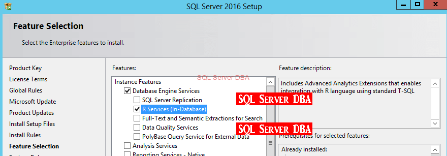 R Service SQL Server 2016 New Feature